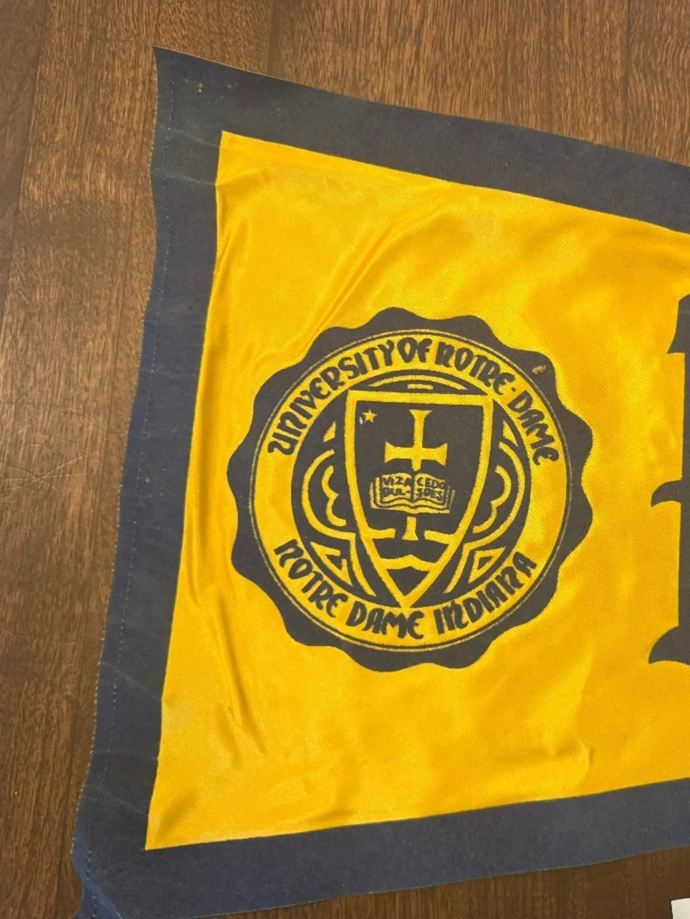 Vintage Notre Dame Pennant